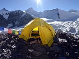 28 My Tent With The View To Lhakpa Ri And East Rongbuk Glacier Early Morning At Mount Everest North Face Advanced Base Camp 6400m In Tibet